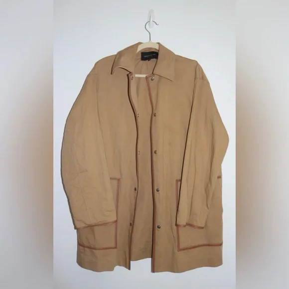 Lafayette 148 Cotton-Linen Barn-Style Jacket - Picture 8 of 8